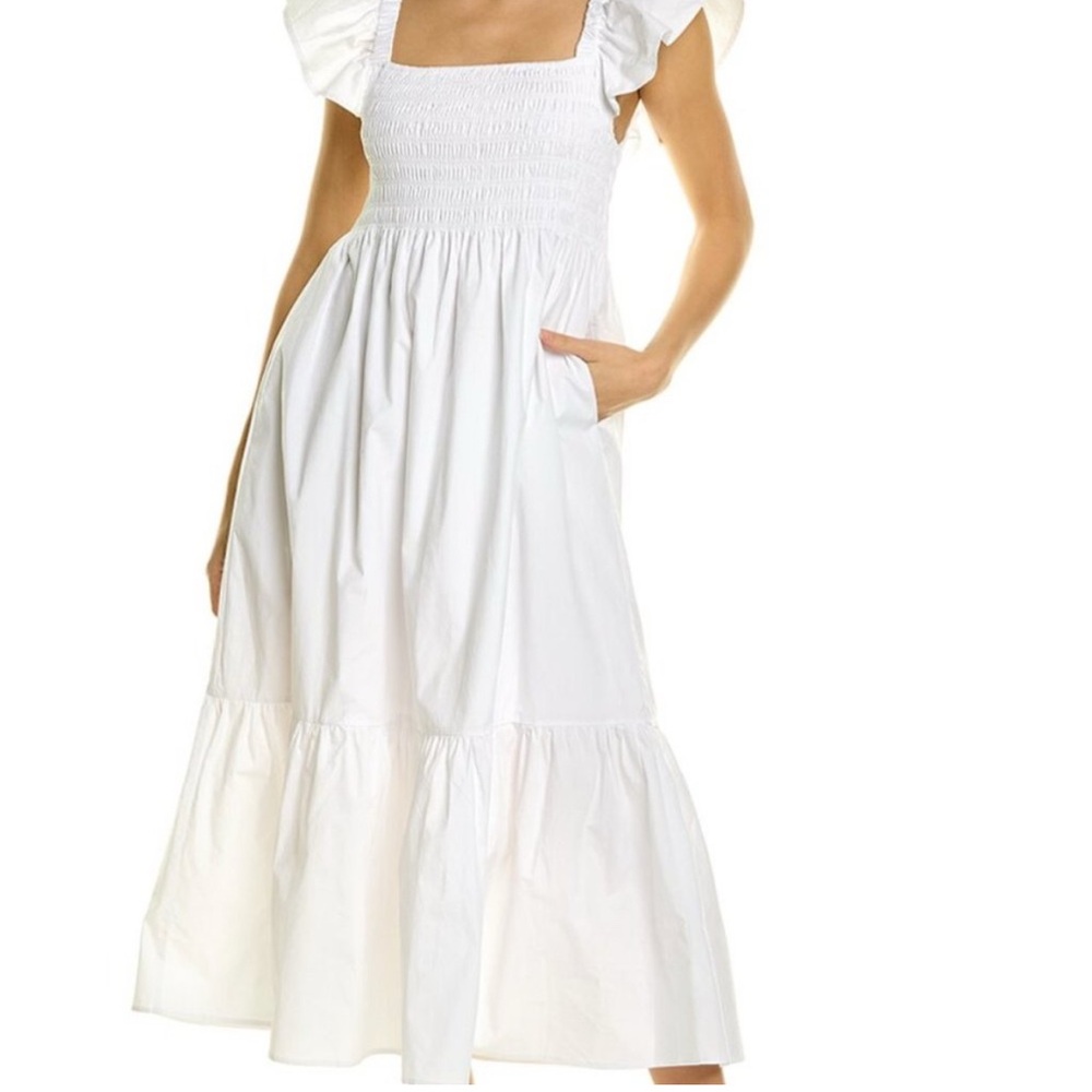 NWT Caara Calypso White Midi Dress